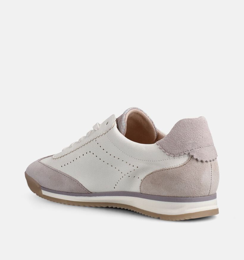 Gabor Witte Sneakers voor dames (371279) - geschikt voor steunzolen