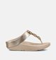 FitFlop Halo Bead Circle Metallic Gouden Teenslippers voor dames (368665)