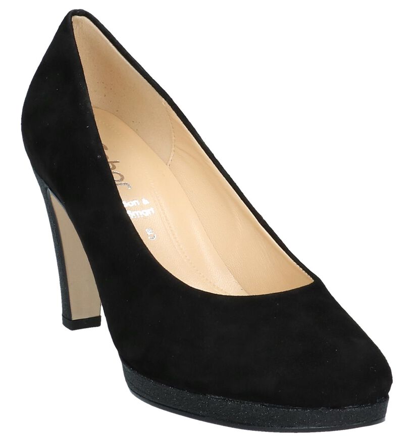 Soft & Smart Escarpins classique en Noir en daim (231321)