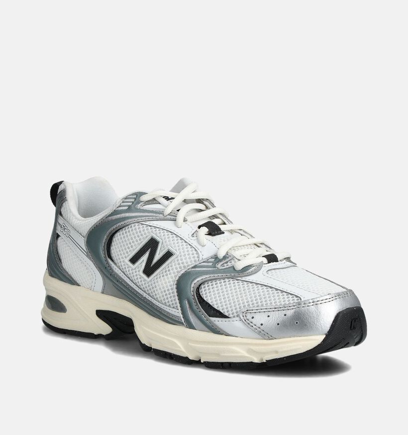 New Balance 530 Witte/Zilveren Sneakers voor heren (358630) - geschikt voor steunzolen