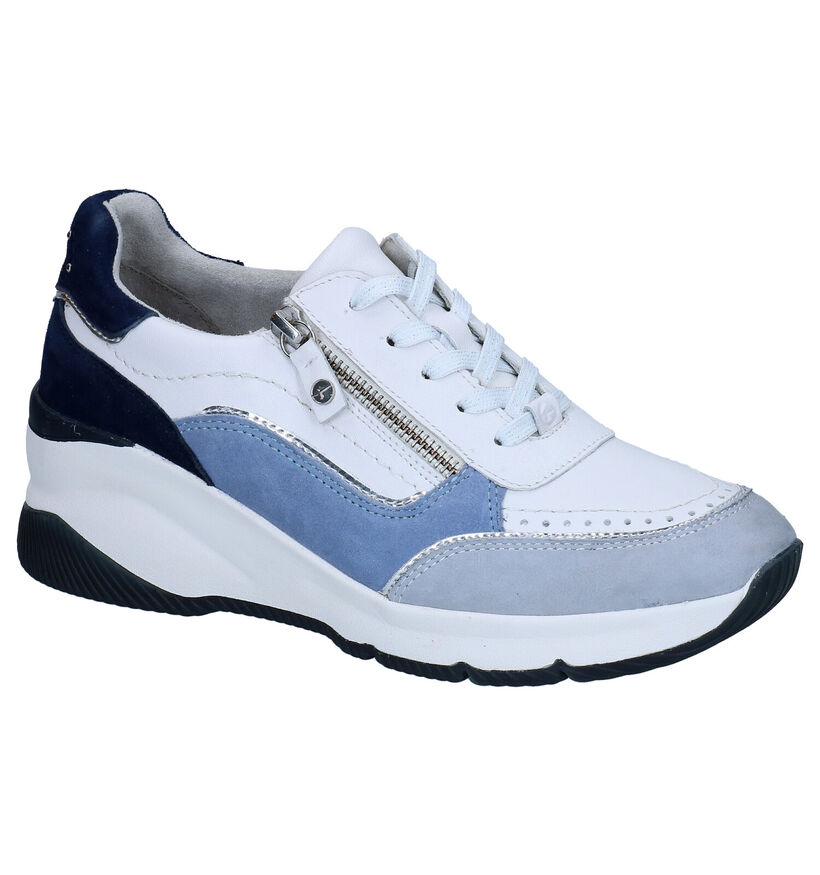 Tamaris PureRelax Witte Lage Schoenen in leer (289386)