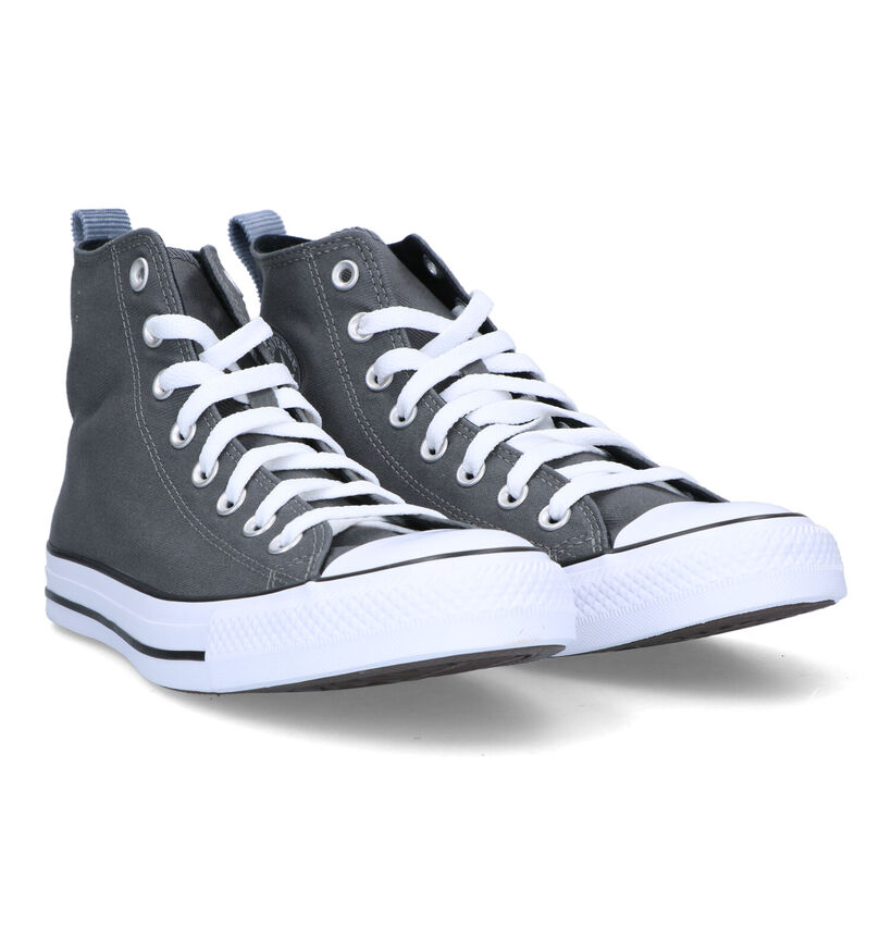 Converse Chuck Taylor All Star Workwear Baskets en Gris pour hommes (320387)