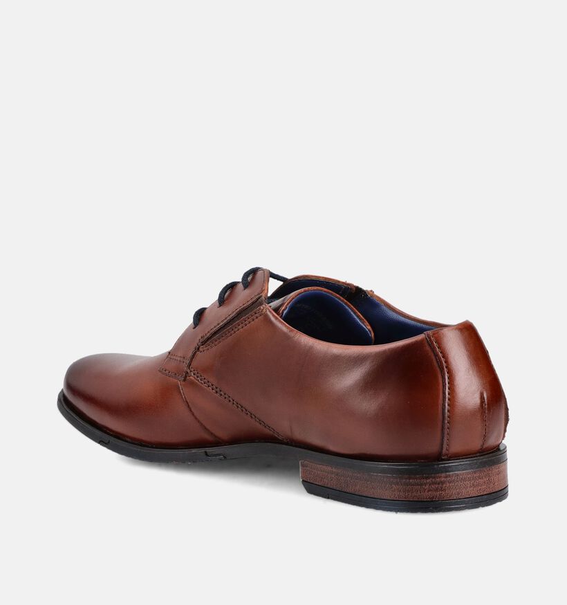 Bugatti Gapo Chaussures classiques en Cognac pour hommes (370698)