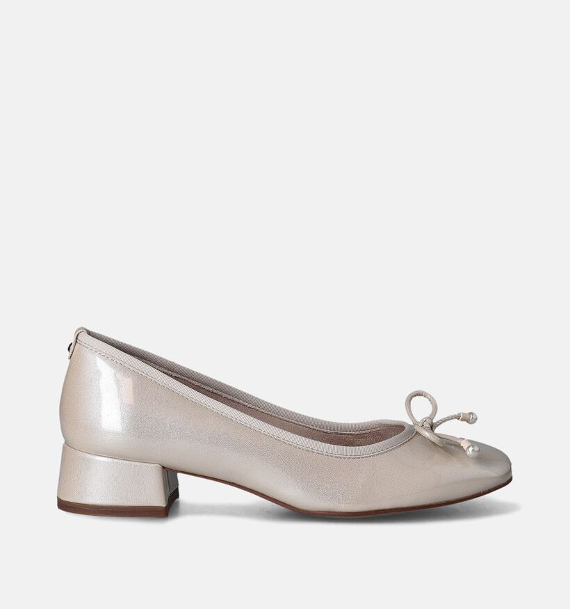 Tamaris Gouden Ballerina's met hak voor dames (351533)