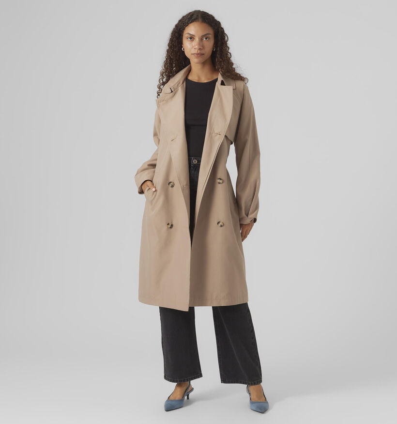 Vero Moda Doreen Trenchcoat en Beige pour femmes (335334)