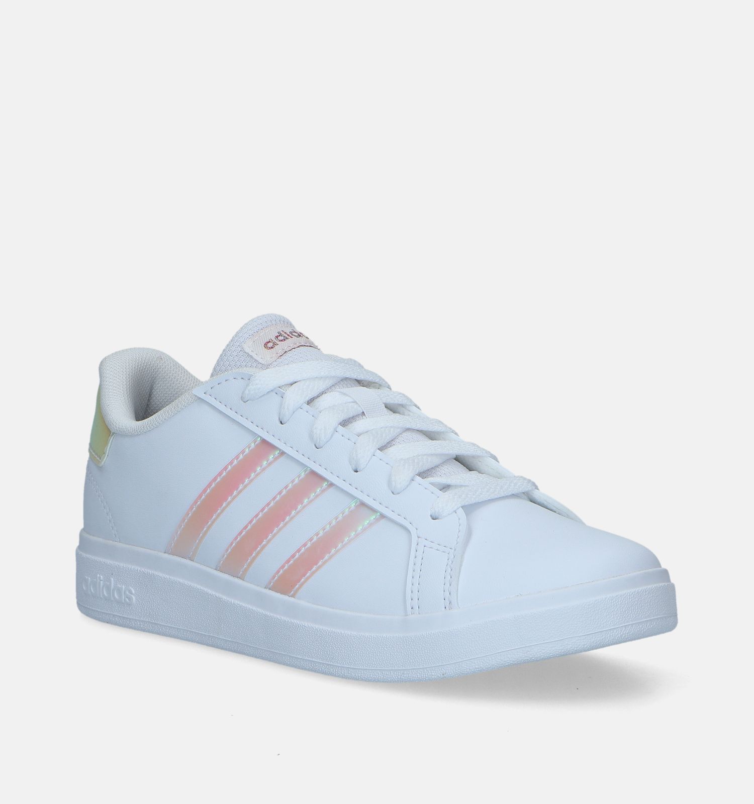 adidas Grand Court 2.0 K Witte Sneakers Meisjes Sneakers Sportschoenen Online op TORFS.BE