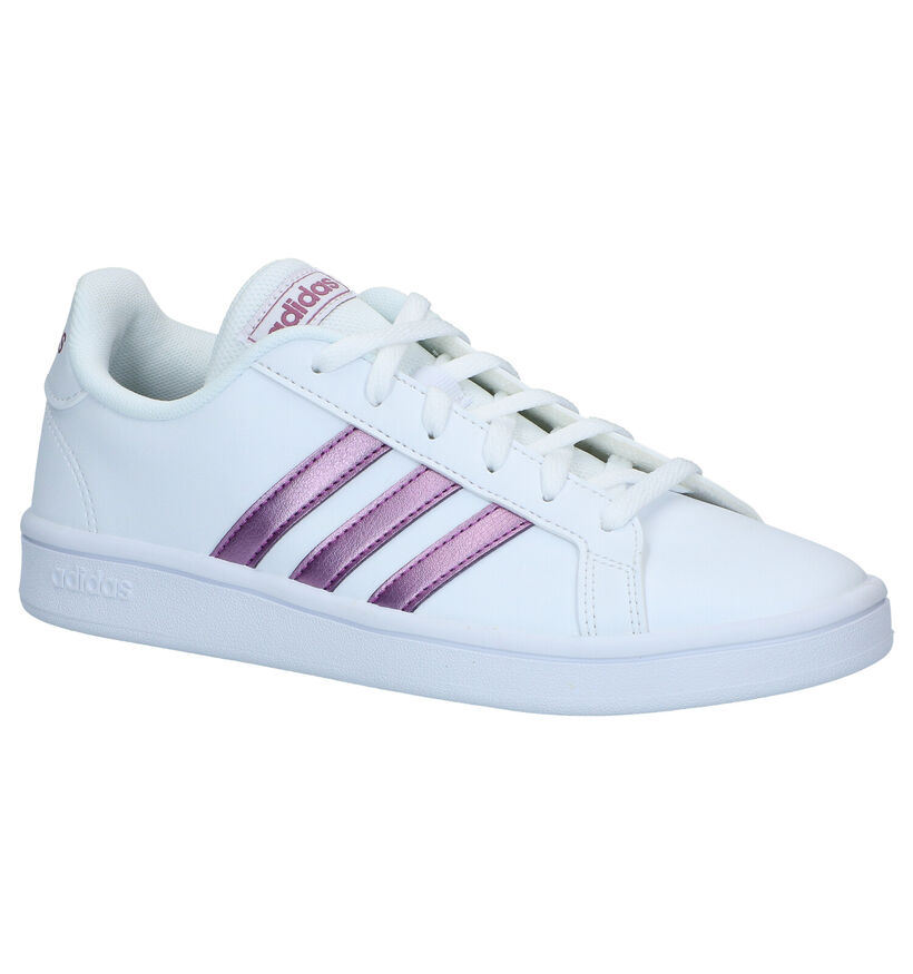 adidas Grand Court Base Baskets en Blanc pour femmes (341438)