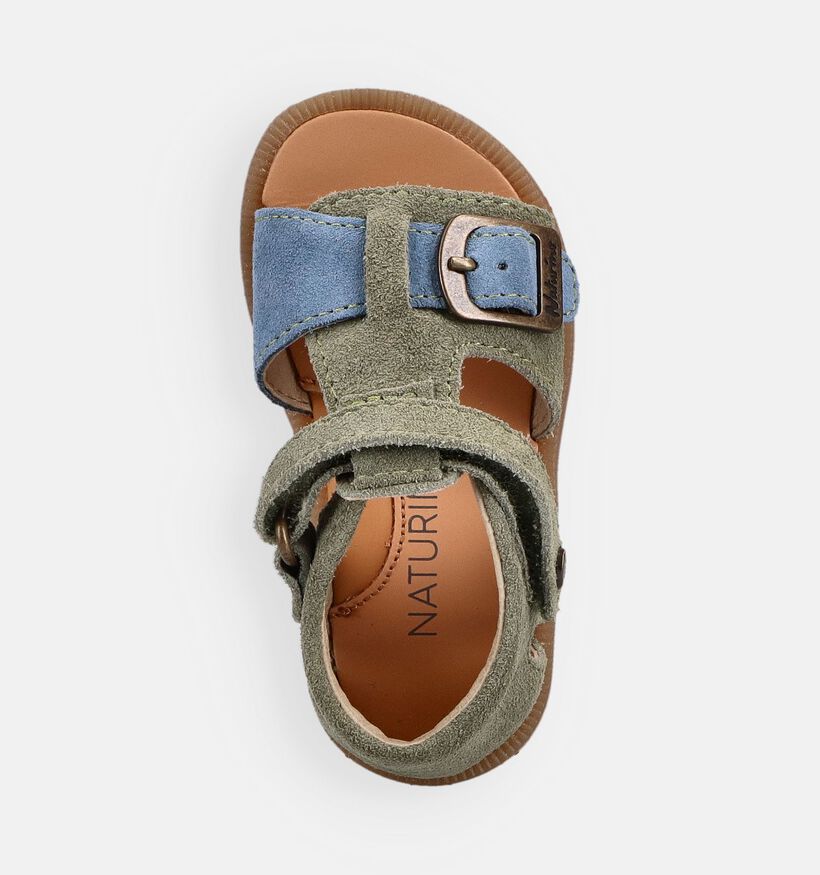 Naturino Quarzo Suede Sandales pour b&eacute;b&eacute; en Vert pour filles, gar&ccedil;ons (371619)