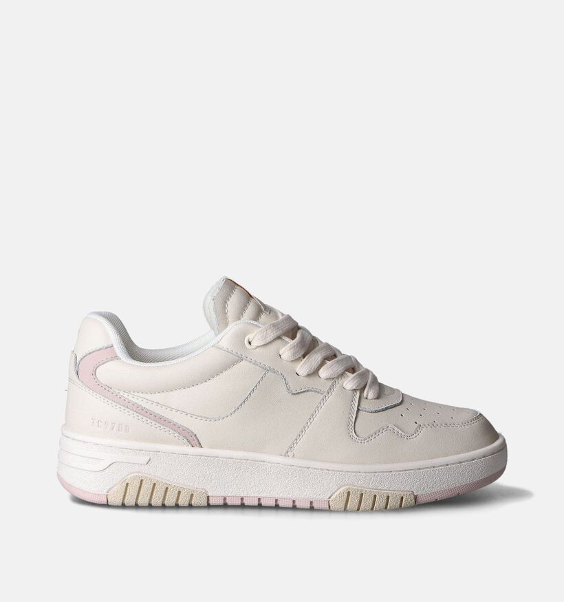 SJ Ecru Sneakers voor dames (354128) - geschikt voor steunzolen