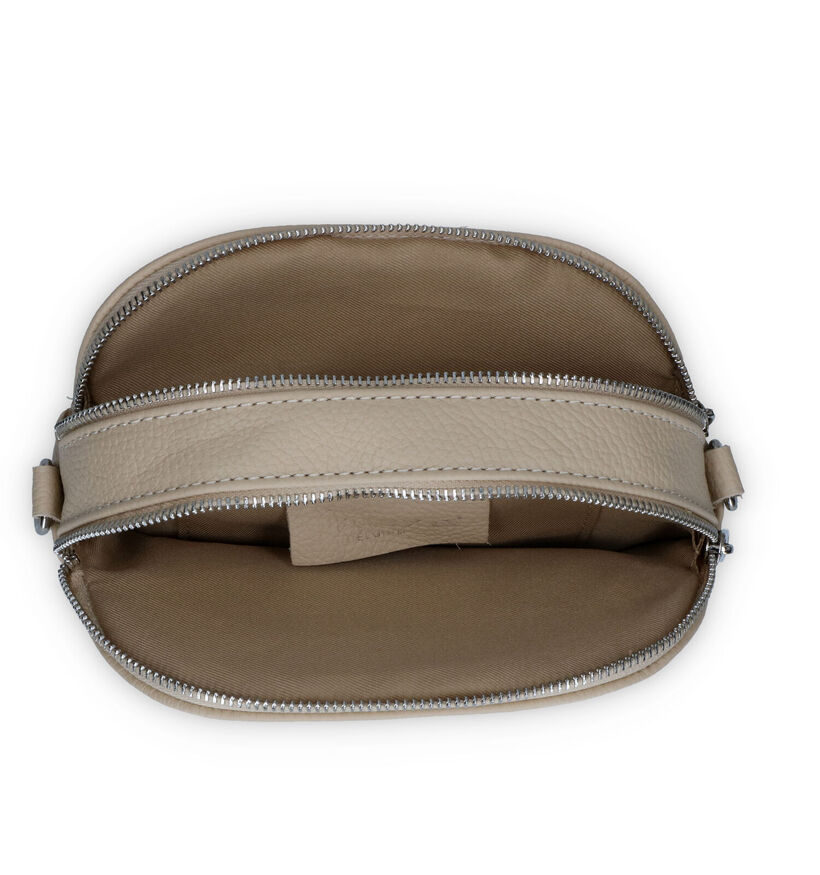 Time Mode Beige Crossbody Tas in leer (327474)