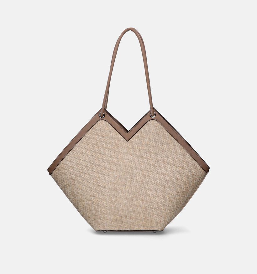 Mac Alyster Beige Shopper met rits voor dames (356751)