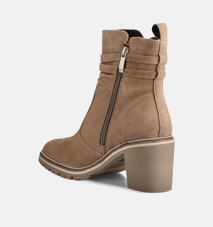 Tamaris Beige Enkellaarzen op Hak voor dames (362779)