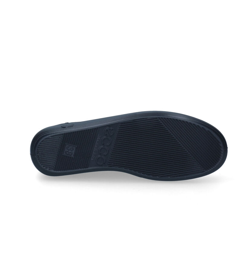 Ecco Soft 2.0 Chaussures à velcro en Noir pour femmes (314895) - pour semelles orthopédiques