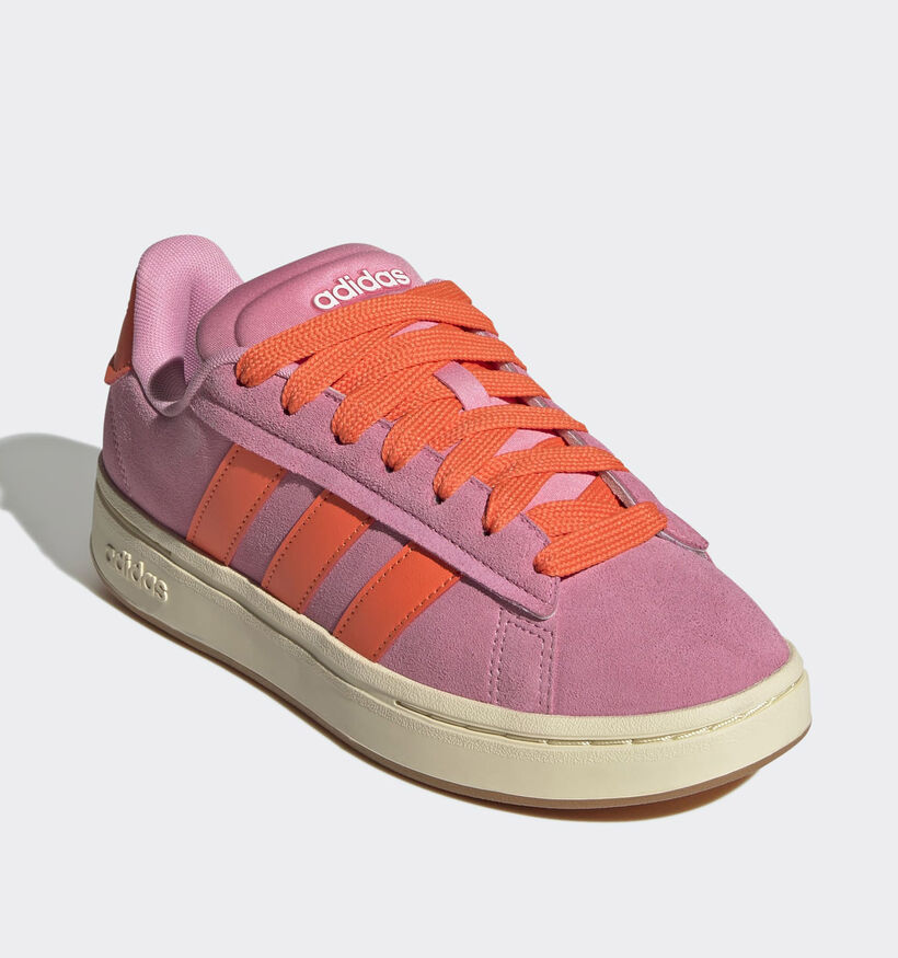 adidas Grand Court Alpha 00s Baskets en Rose/Orange pour femmes (365355) - pour semelles orthopédiques