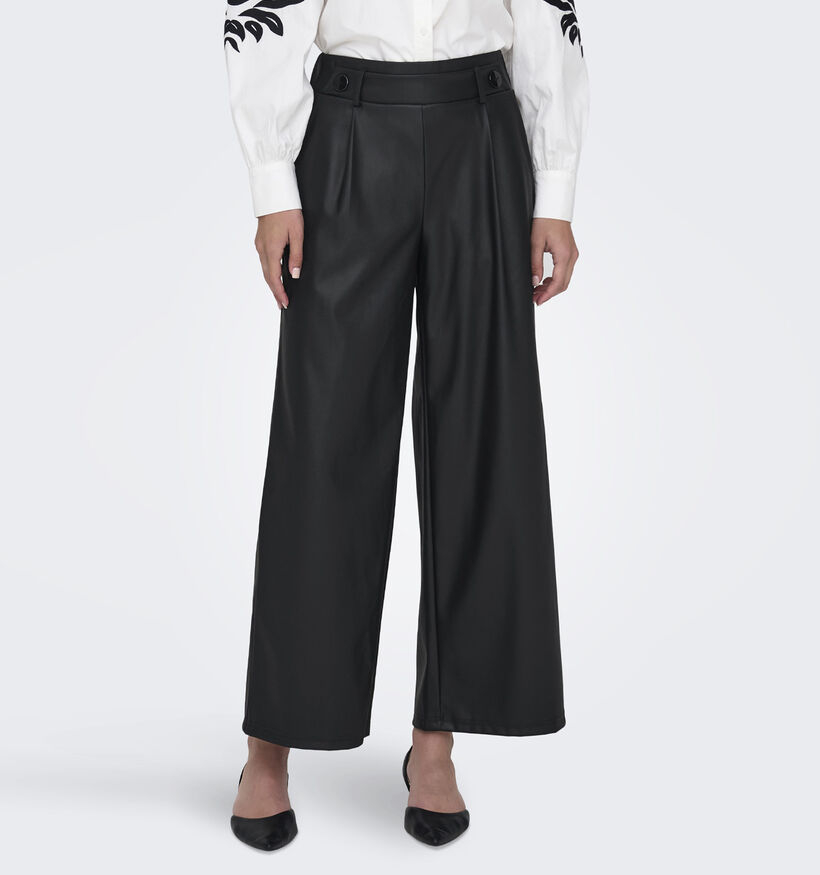 JDY Soya Geggo Zwarte Wijde broek L34 voor dames (344137)