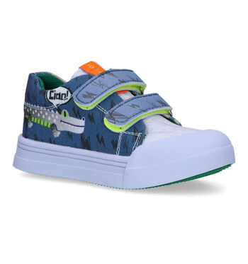 Velcroschoenen blauw