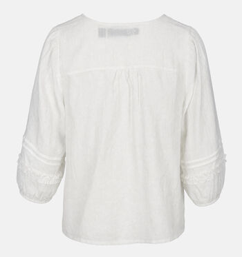 Vero Moda Blouses Wit/Bruin