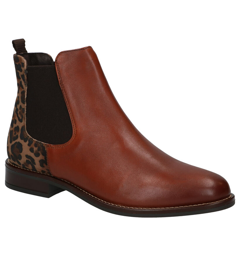 Gosh Cognac Enkellaarzen in daim (277841)
