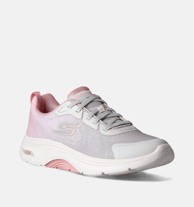 Skechers Go Walk Arch Fit Roze Sneakers voor dames (351913) - geschikt voor steunzolen