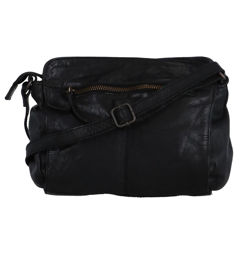 Bear Design Sac porté croisé en Noir en cuir (319418)