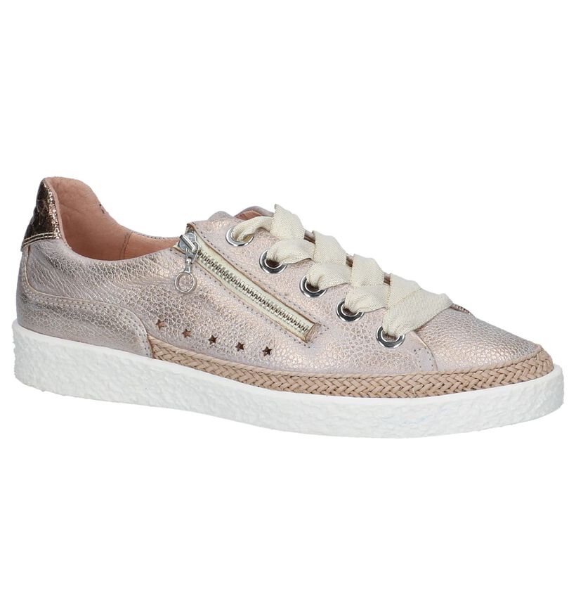 Softwaves Chaussures à lacets en Rose en cuir (217154)