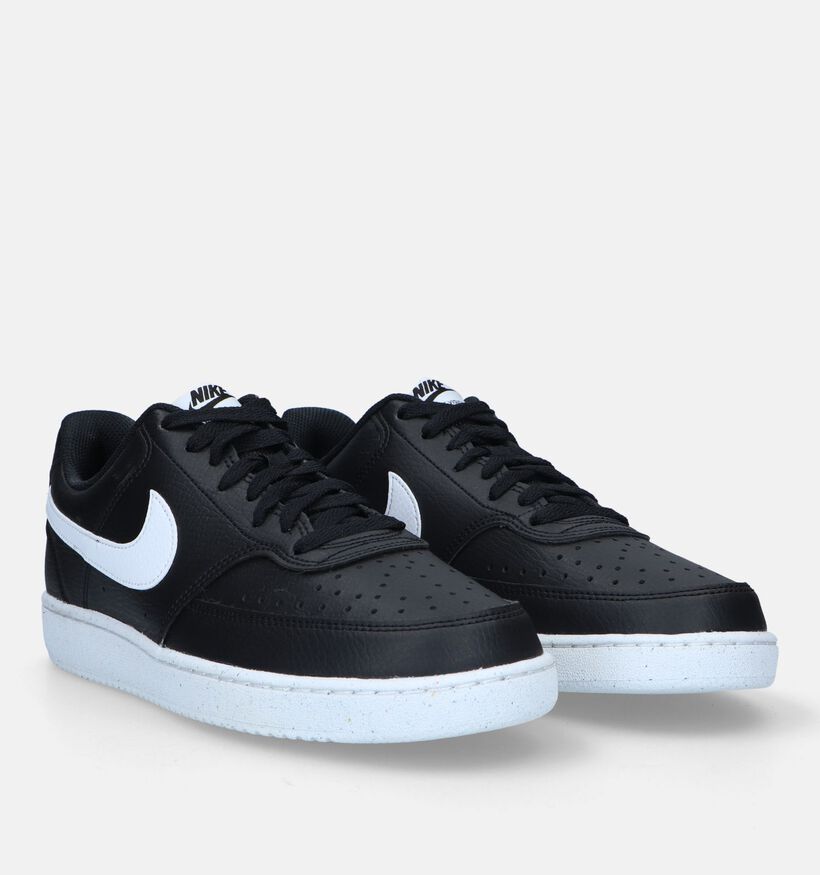 Nike Court Vision Next Nature Baskets en Noir pour hommes (328014)