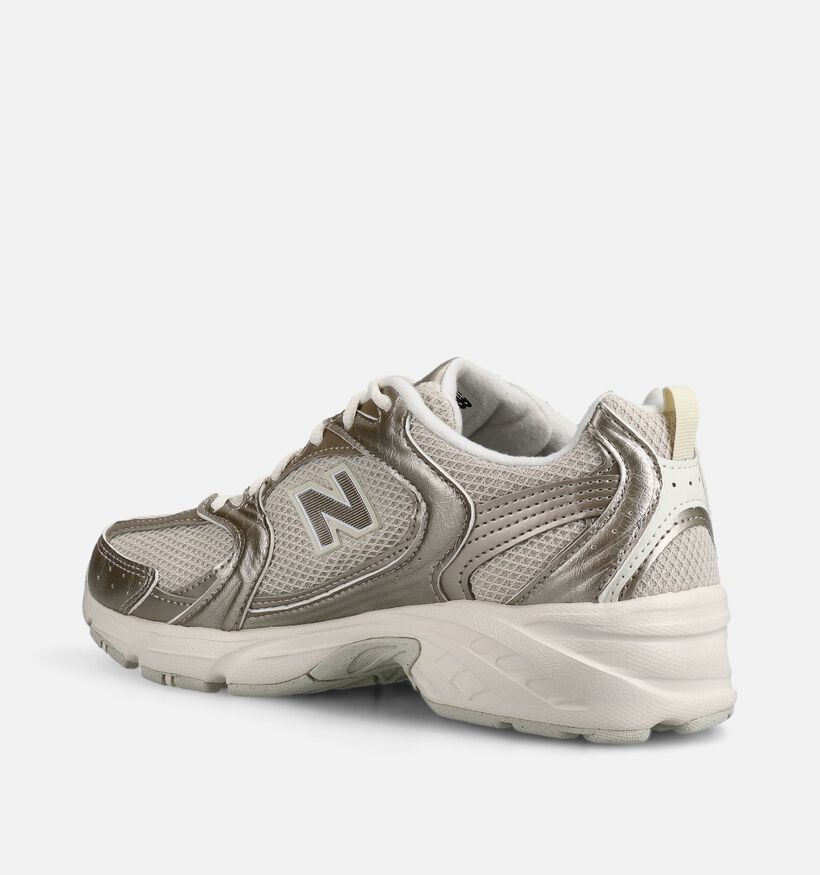 New Balance 530 Metallic Baskets en Or pour femmes (366093) - pour semelles orthop&eacute;diques