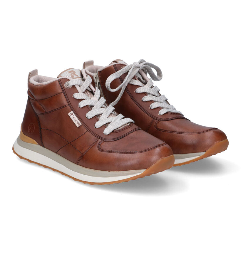 Rieker Baskets montantes en Noir en cuir (315807)