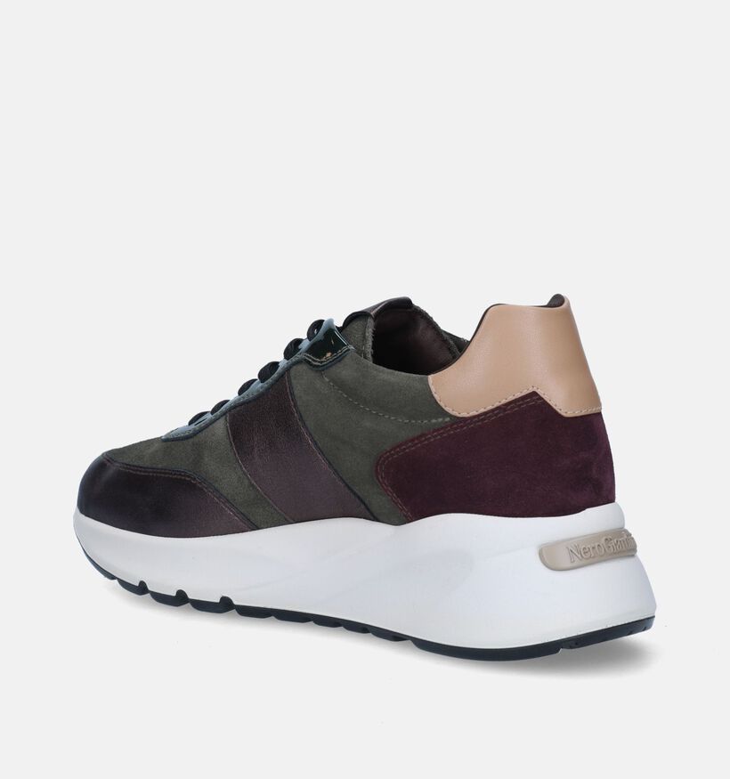 NeroGiardini Kaki Sneakers voor dames (345551) - geschikt voor steunzolen