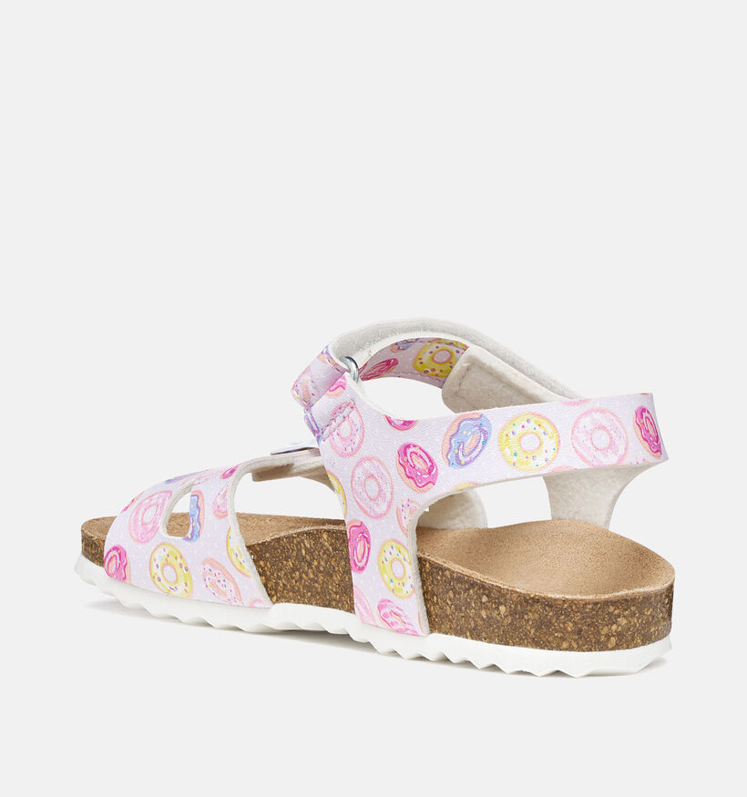 Geox J Adriel Sandales en Blanc pour filles (368876)