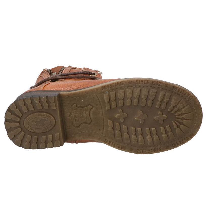 Mustang Bottines robustes en Gris pour filles (331714)