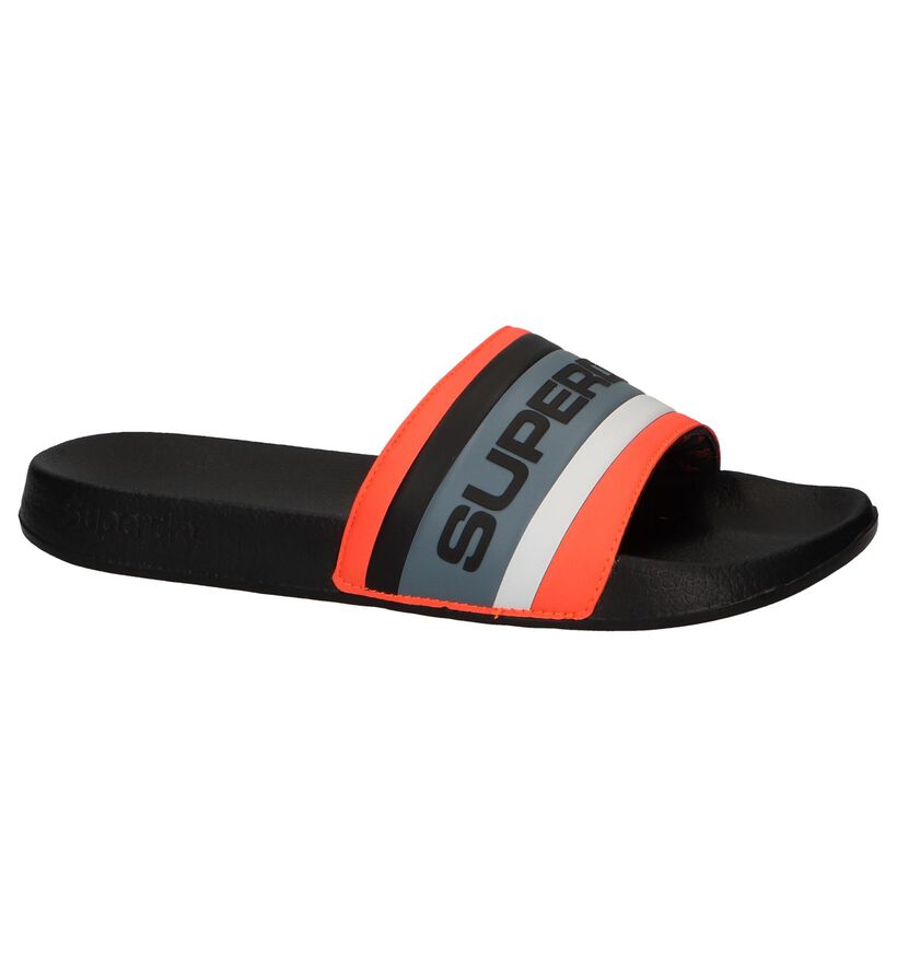 Superdry Claquettes de piscine en Orange en synthétique (251377)