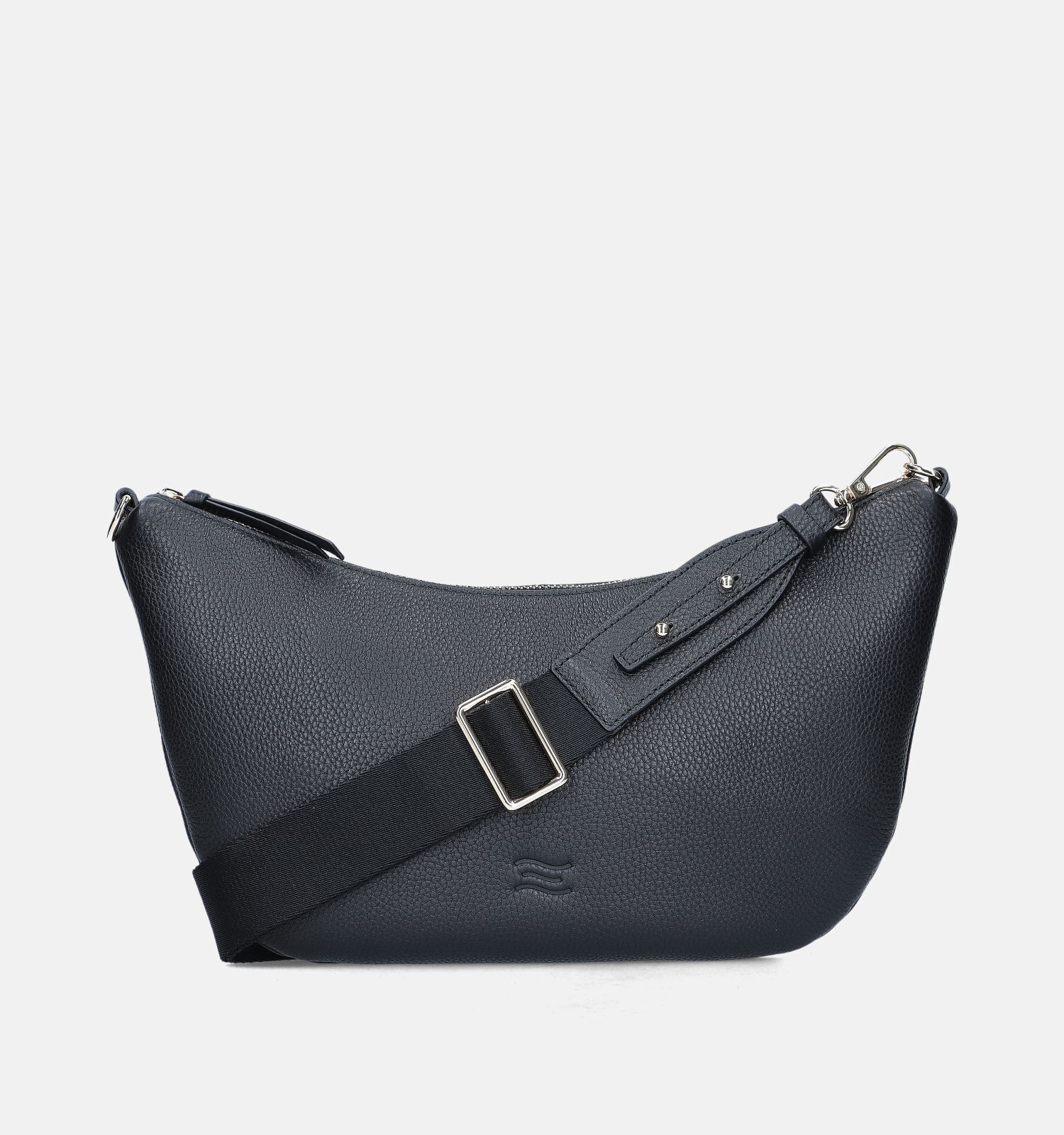 Crinkles Zwarte Crossbody Tas Dames Crossbody tassen Online op TORFS.BE