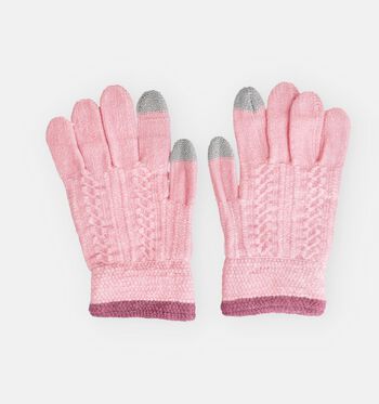 Little David Mutsen Bruin/Roze