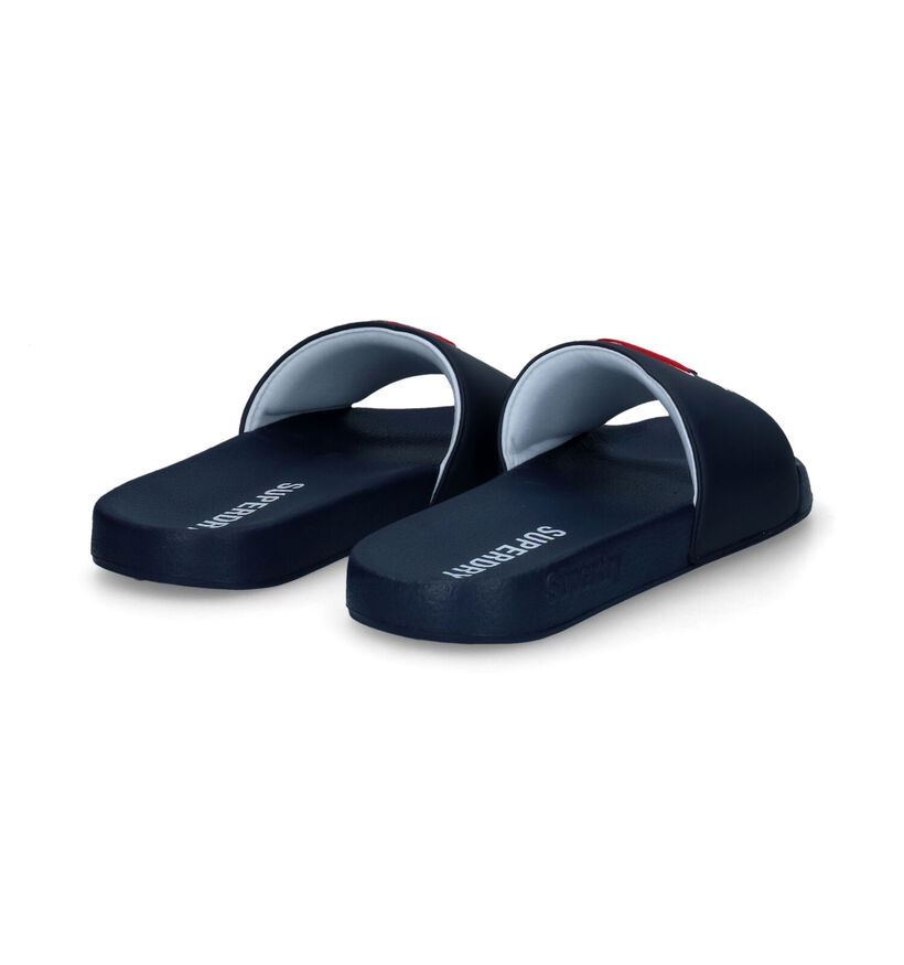 Superdry Core Pool Blauwe Badslippers voor heren (305764)