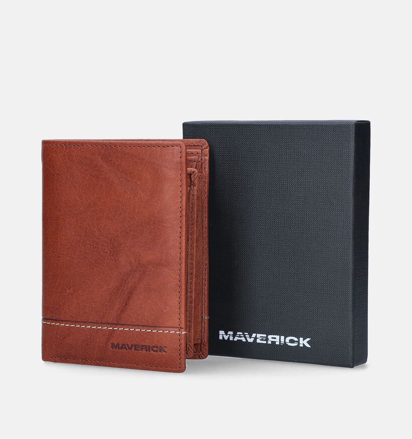 Maverick Portefeuille en Cognac pour hommes (358825)