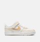 Nike Court Borough Low Baskets en Blanc pour filles (373060) - pour semelles orthop&eacute;diques