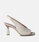 Zinda Ecru Sandalen met hak voor dames (365016)