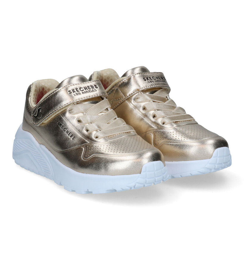 Skechers Gouden Sneakers in kunstleer (310623)