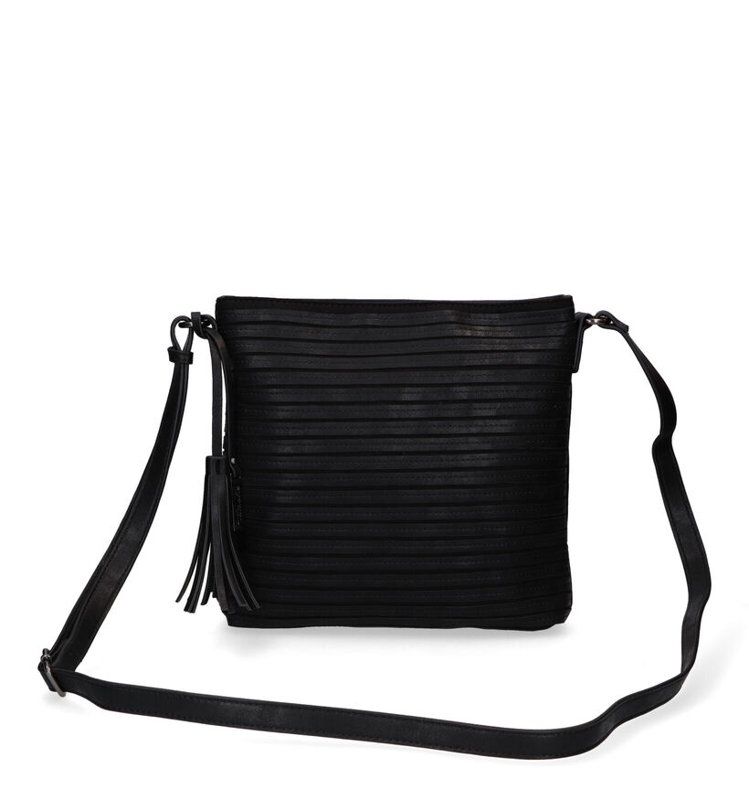 Tamaris Dalia Zwarte Crossbody Tas in leer (312987)