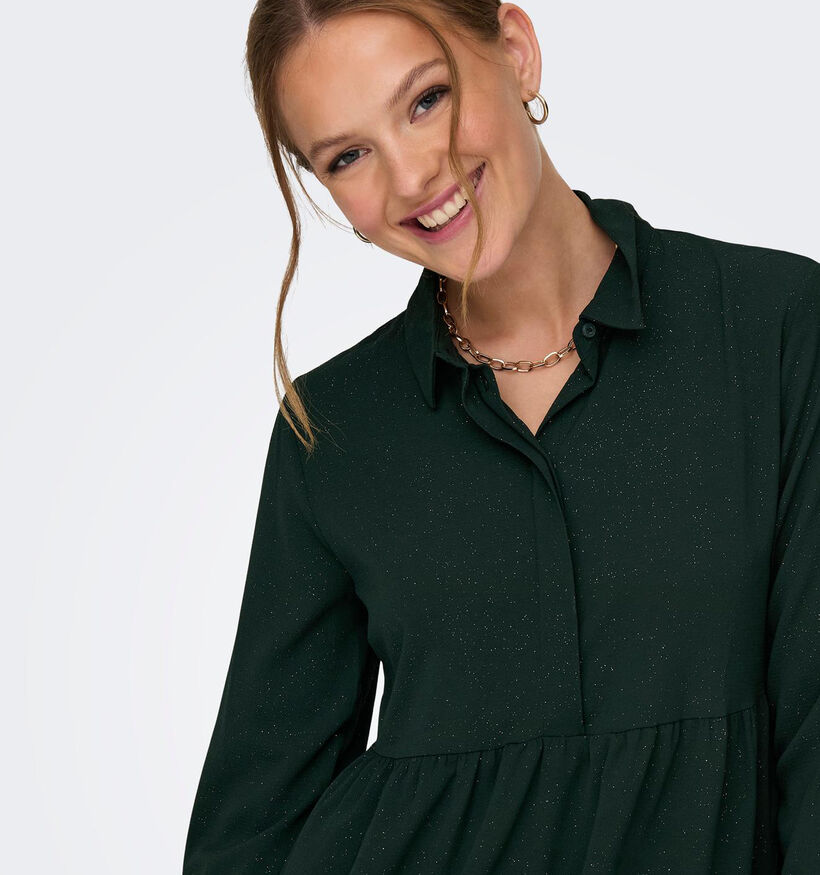 JDY Piper Robe chemise en Vert pour femmes (332484)