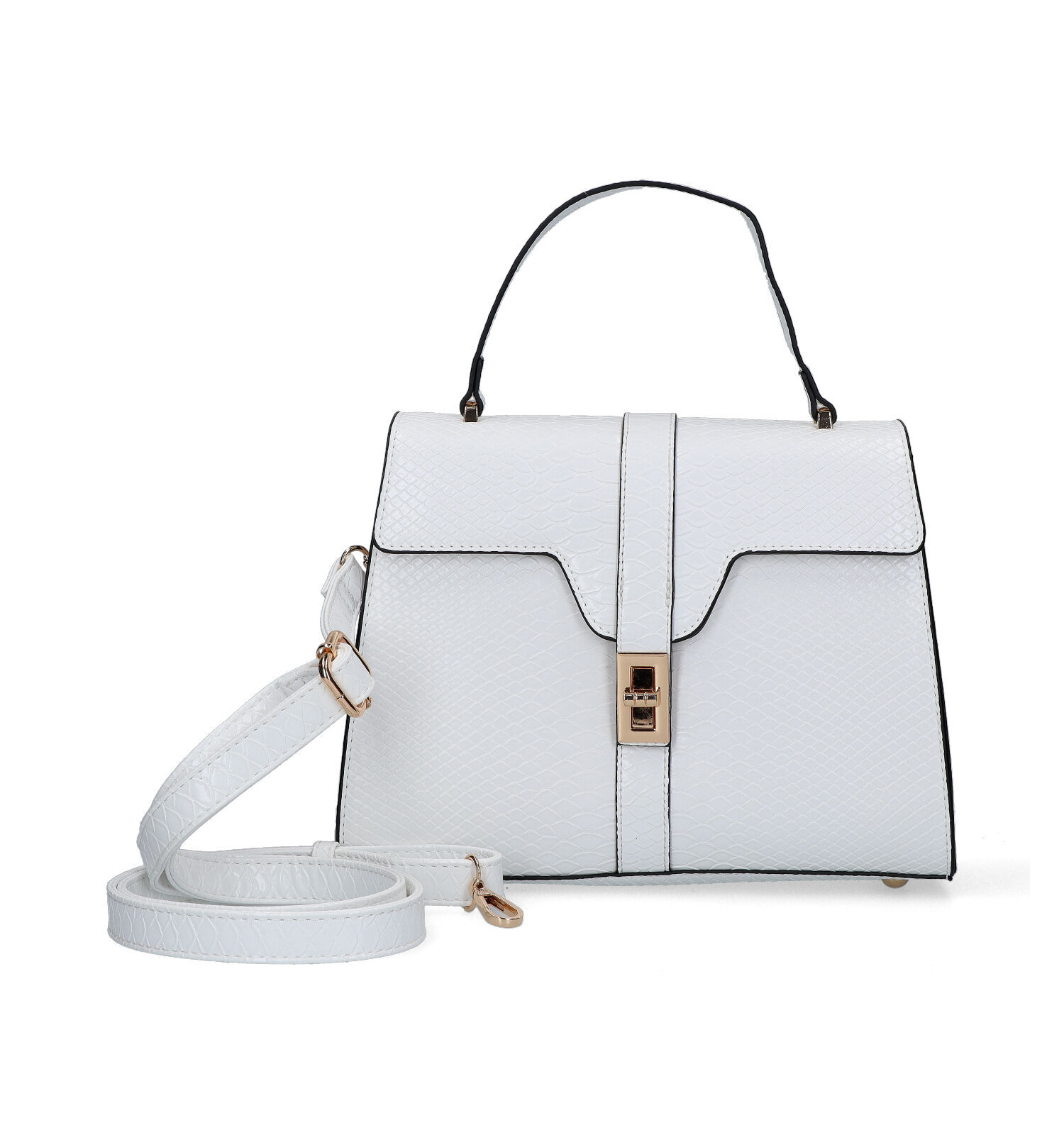 Witte handtas dames shop
