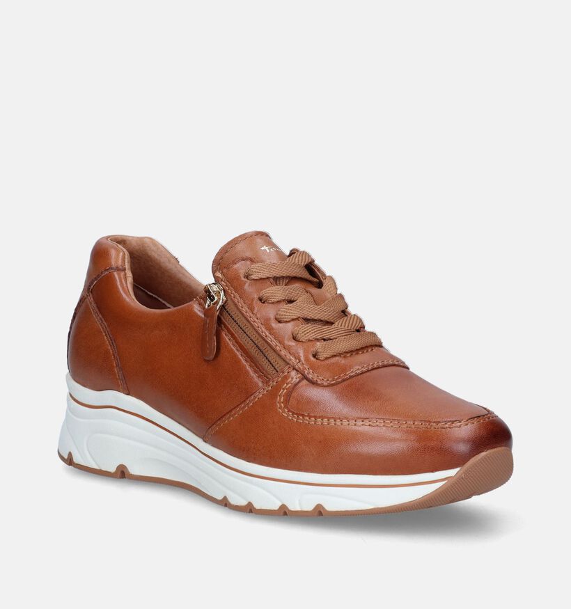 Tamaris Cognac Sneakers voor dames (335933) - geschikt voor steunzolen