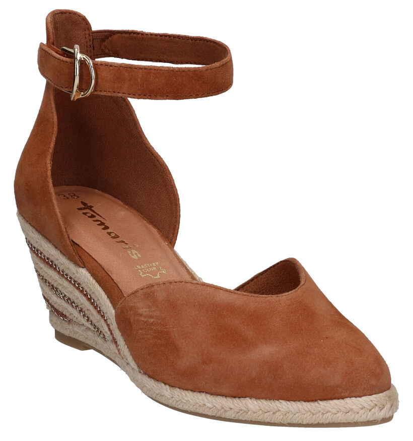 Tamaris TOUCH it Escarpins en Cognac en daim (289376)