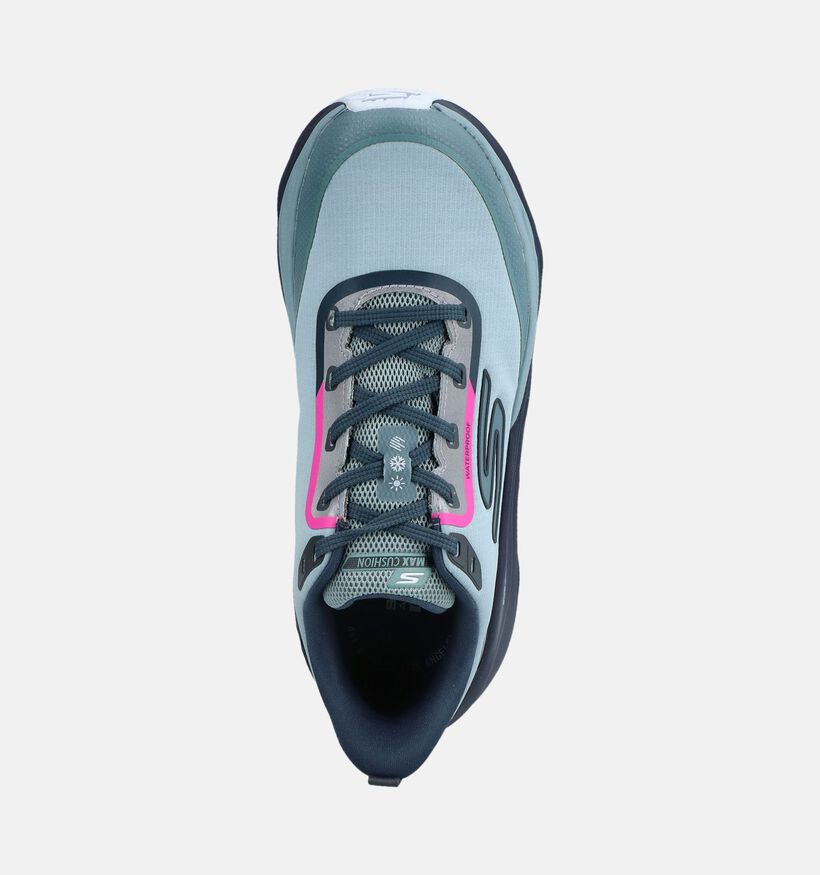 Skechers Max Run Vorteza Baskets basses en Bleu pour femmes (376911)