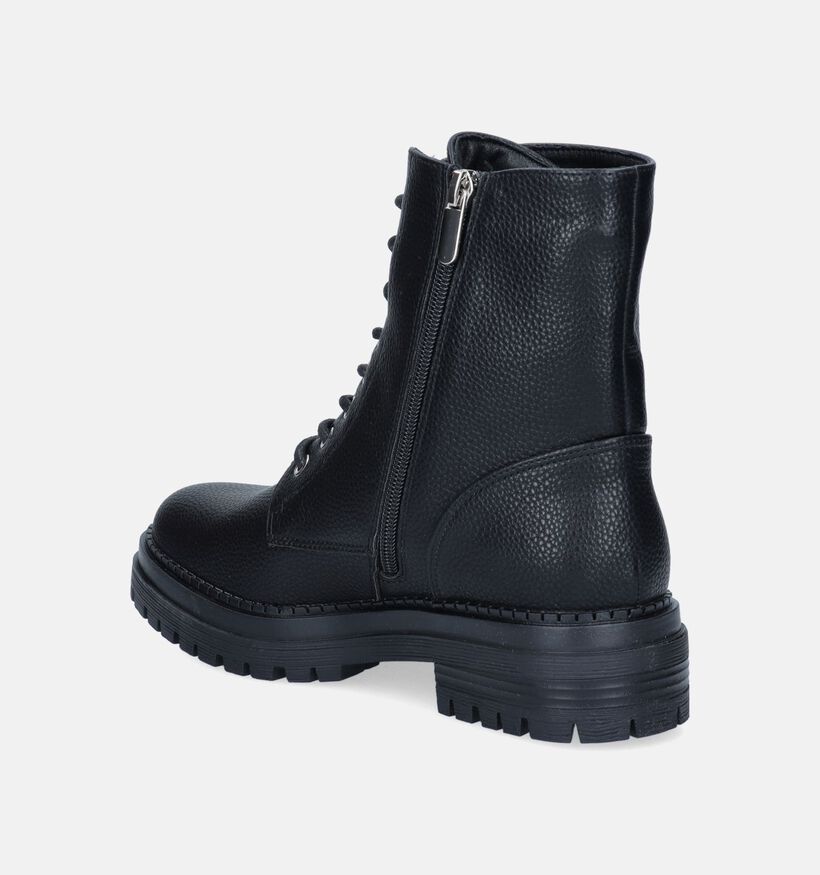 Posh by Poelman Zwarte Veterbopots voor dames (345504)