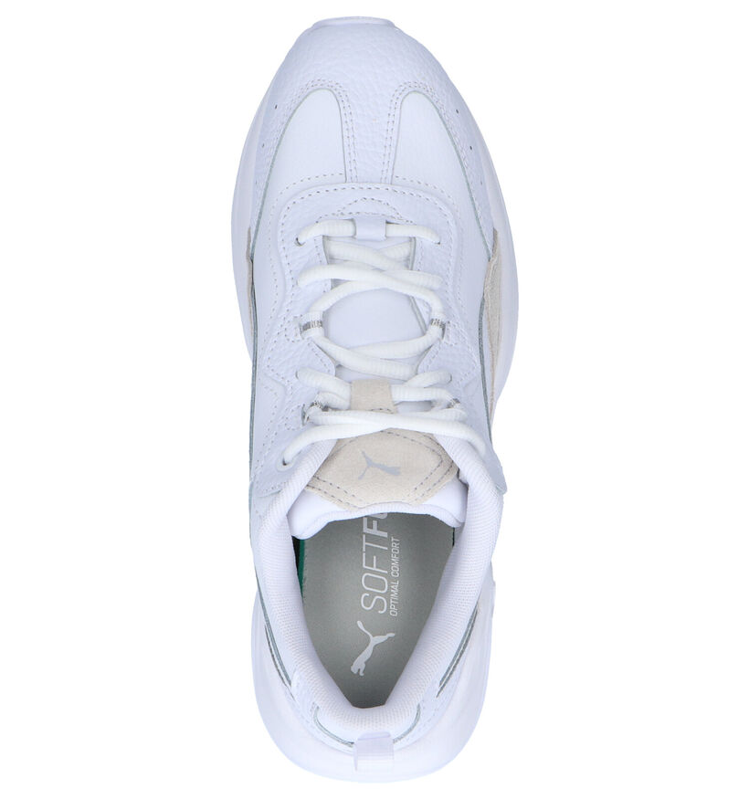 Puma Cilia Lux Witte Sneakers in leer (252593)