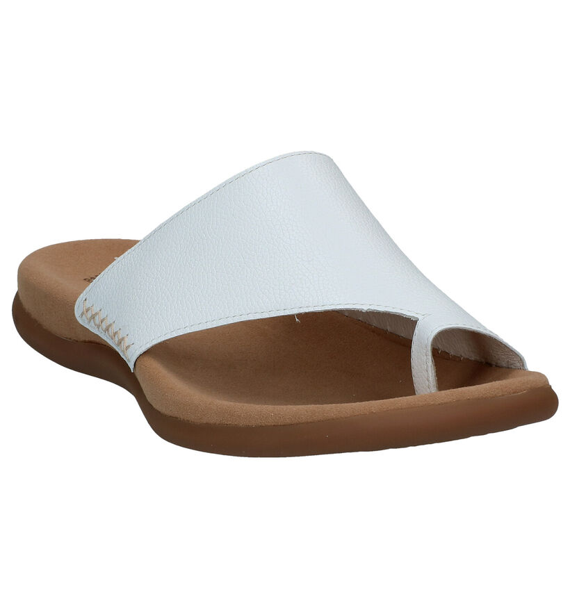 Gabor Best Fitting Cognac Slippers in leer (301879)