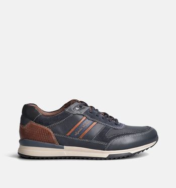 Chaussures à lacets bleu