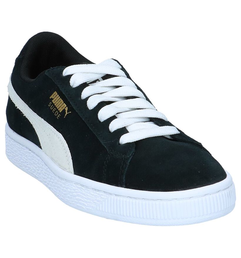 Zwarte Sneakers Puma Suede Classic in daim (239496)